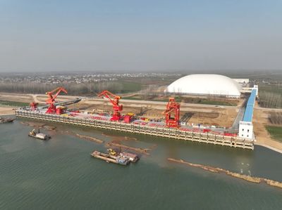 五河縣城南綜合碼頭即將交工驗收，安防設備全面護航運行安全